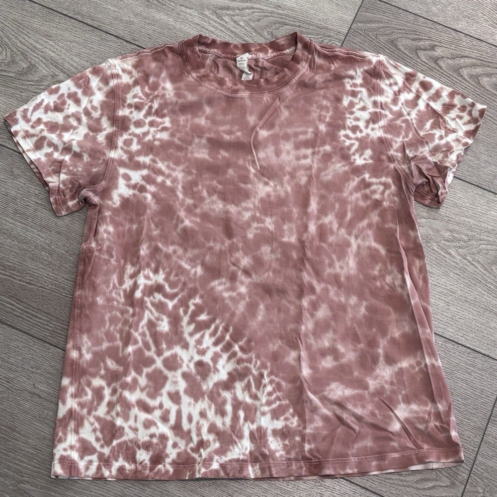 Lululemon All Yours Shirt Womens 4 Tye‎ Dye Workout Casual Athletic